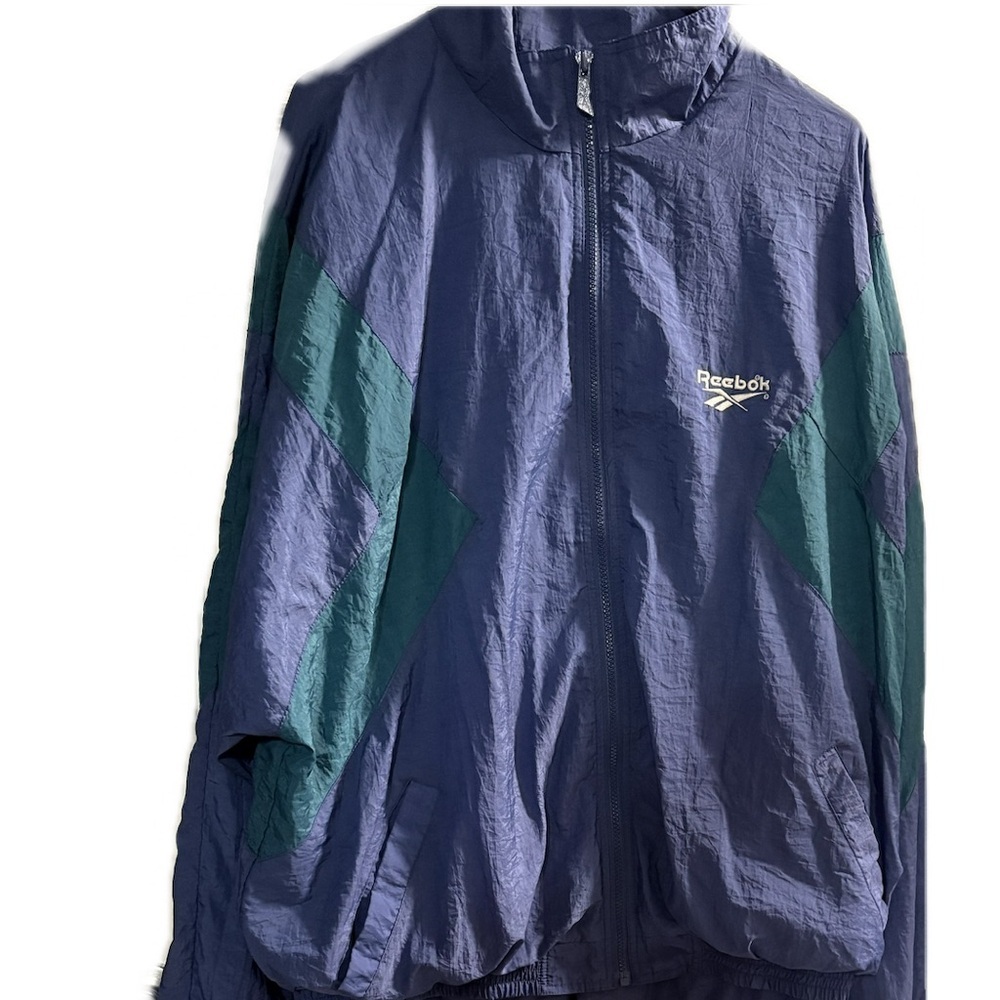 EUC Reebok Colorblock Windbreaker Two piece set